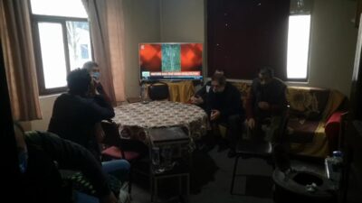 Bursa’da kıraathaneye çevrilen eve polis baskını