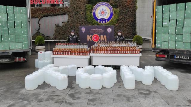 İstanbul’da sahte içki operasyonu: 3 gözaltı