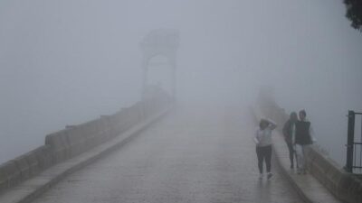 Tekirdağ ve Edirne sisle kaplandı