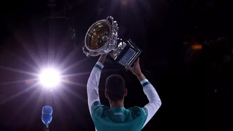 Avustralya Açık’ta tek erkekler şampiyonu Djokovic Avustralya Açık’ta tek erkekler şampiyonu Djokovic