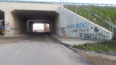 Bursa’daki sprey boyalı duvarlara tepki