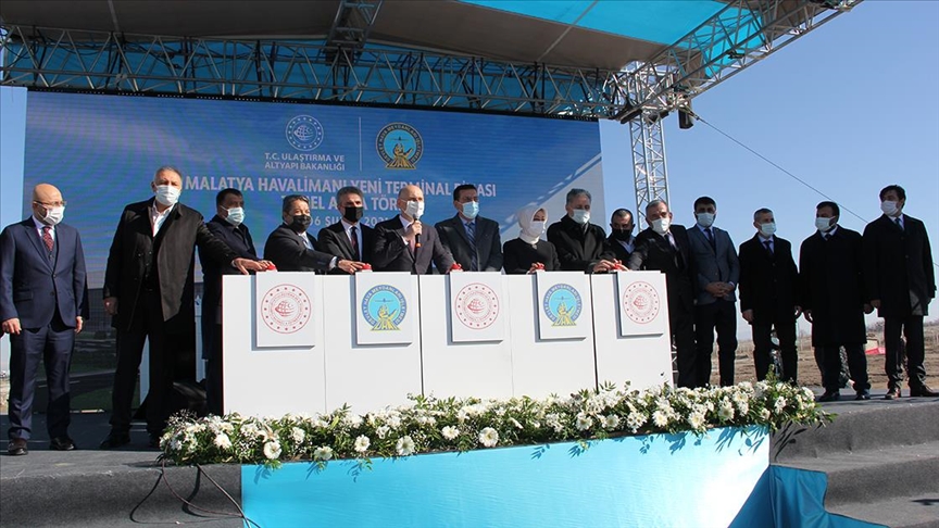 Malatya Havalimanı Yeni Terminal Binası’nın temeli atıldı