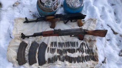 Van’da silah ve mühimmat ele geçirildi