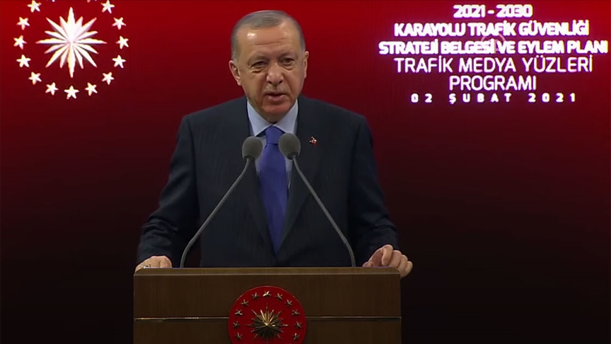 Cumhurbaşkanı Erdoğan: Trafikteki can kaybında yüzde 50 azalış hedefini tutturduk