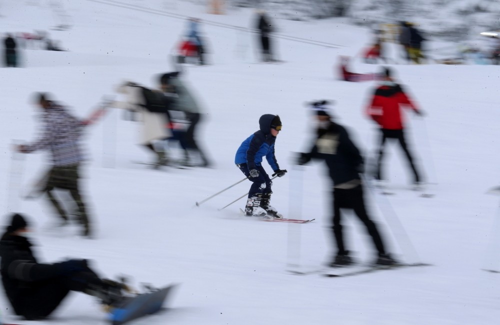 Uludağ yine tıklım tıklım