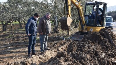 Umurbey’de zeytinlikler suya kavuşuyor