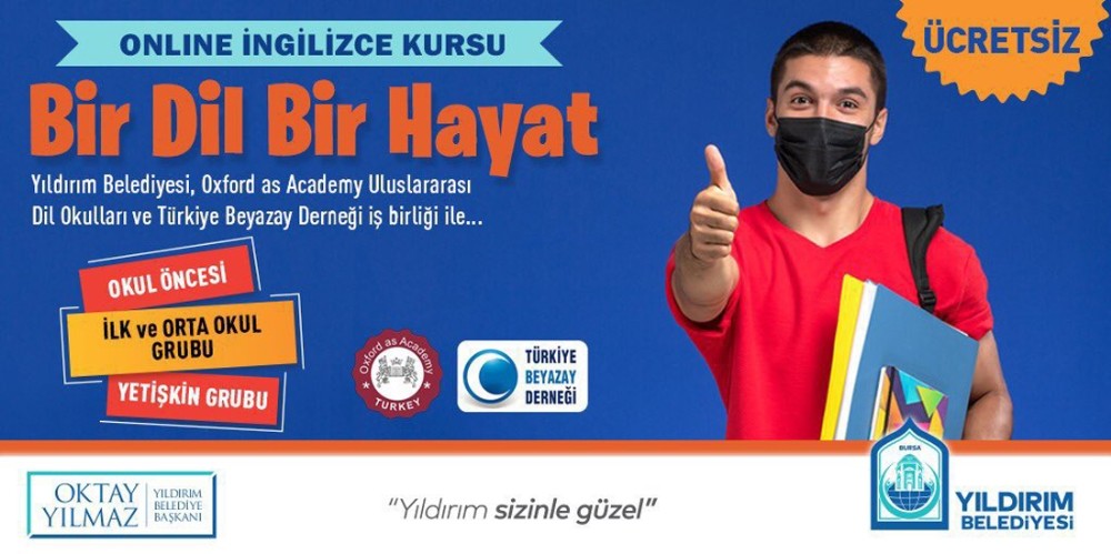 Yıldırım Belediyesi’nden ücretsiz İngilizce eğitimi
