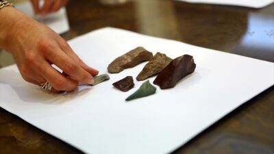 13 bin yıllık taş aletler bulundu