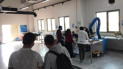 Baykoca İstikbal Roket Takımı BTÜ atölyelerini gezdi