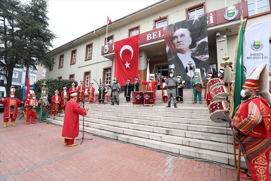 Çanakkale ruhu tarihi mehteran ile canlandı