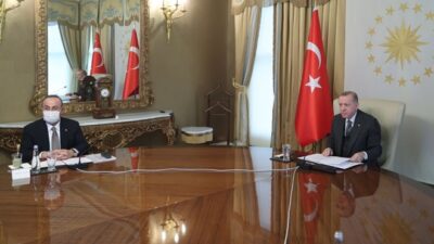 Cumhurbaşkanı Erdoğan, AB yetkilileriyle görüştü