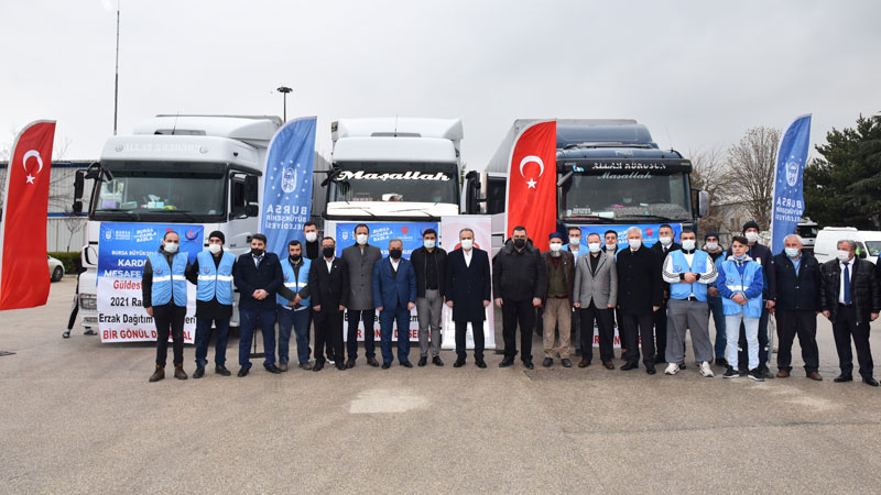 Bursa kardeşlikte mesafe tanımıyor