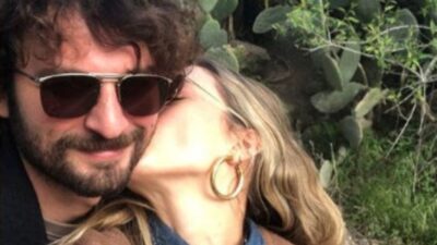 Ünlü oyuncuya aşk öpücüğü