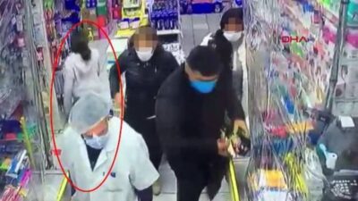 Markette iğrenç olay! Kasiyer fark etti, polis ortaya çıkardı