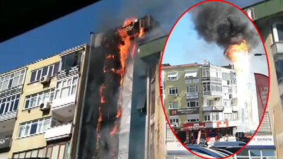 6 katlı dershanede dehşet anları!