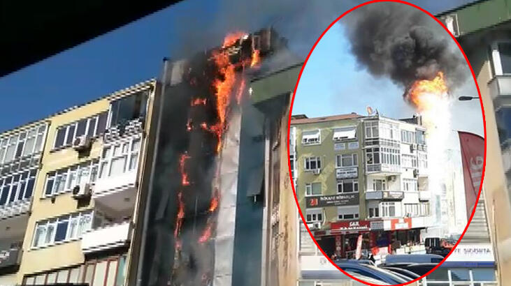 6 katlı dershanede dehşet anları! 6 katlı dershanede dehşet anları!