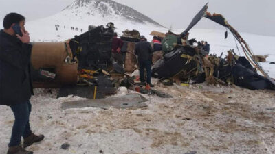 Bitlis’te düşen askeri helikoptere ilişkin MSB’den açıklama