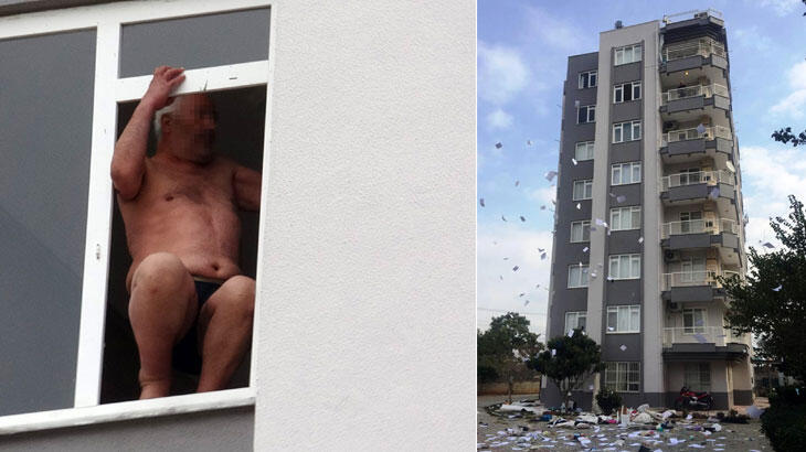 Ortalığı birbirine kattı! Bu kez kendini aşağı atmaya kalktı…