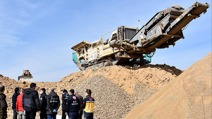 Feci ölüm: Taş kırma makinesine düştü