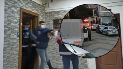 Hareketli dakikalar! Birlikte yaşadığı hamile kadını rehin aldı