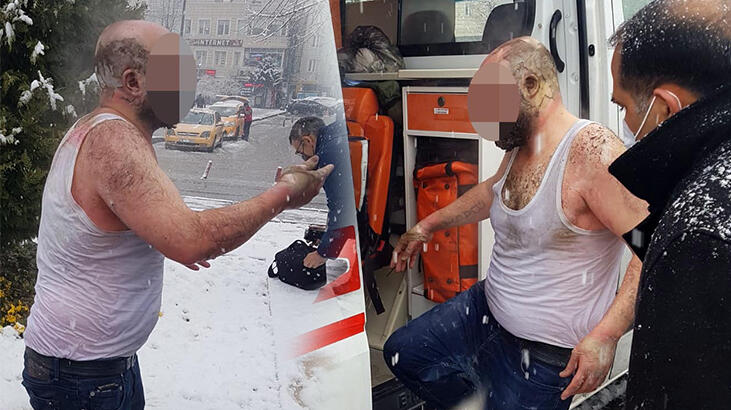 Ailesiyle tartışan kişi kendini yaktı