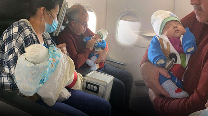 Uçakta korku dolu anlar! Kalp krizi geçiren bebeği milletvekili kurtardı