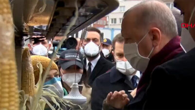 Cumhurbaşkanı Erdoğan, AKM’de incelemelerde bulundu