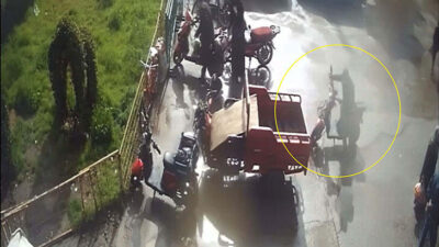 15 dakika uzaklaştı! Gerçeği güvenlik kamerasından öğrendi