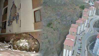 Bir mahallenin korkulu rüyası! 12 katlı apartmana isabet etti