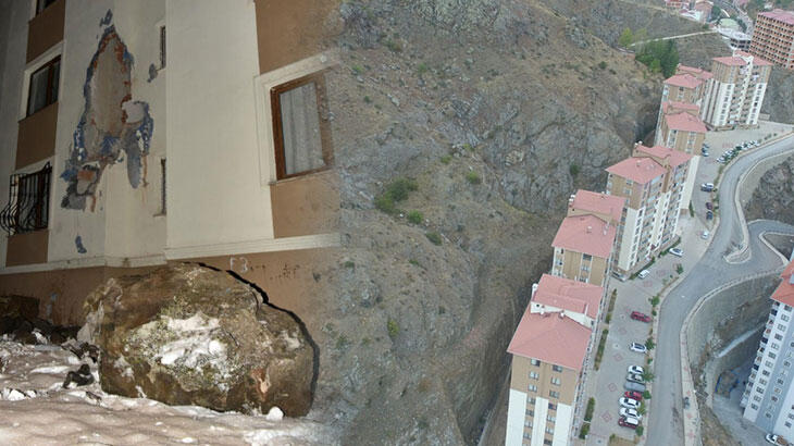 Bir mahallenin korkulu rüyası! 12 katlı apartmana isabet etti