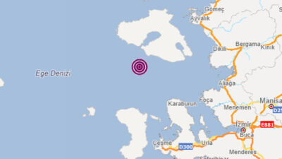 İzmir Karaburun açıklarında deprem