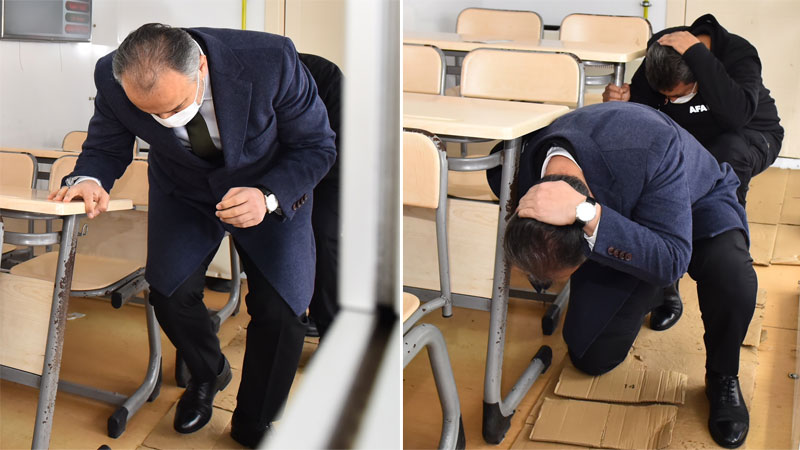 Başkan Aktaş 6,7 ile sallandı