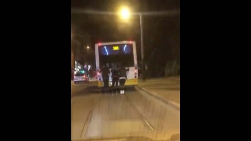 Bursa’da tehlikeli yolculuk