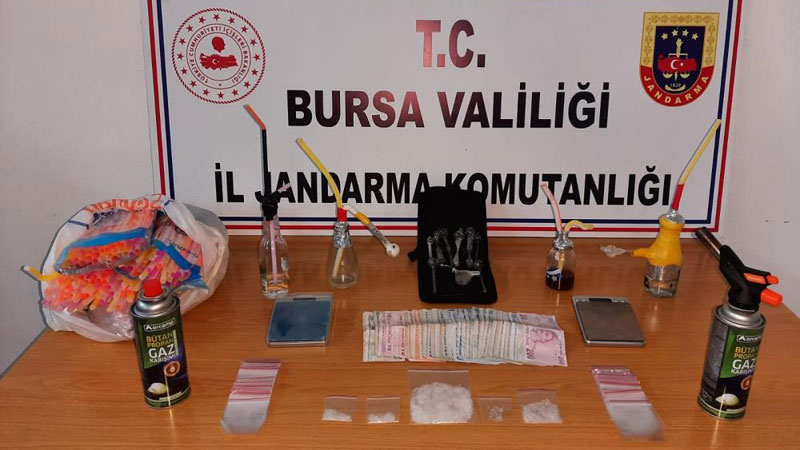 Bursa’da uyuşturucu operasyonu