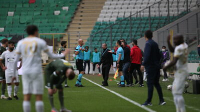 Bursaspor'un, 3 hafta önce sahasında Akhisarspor ile oynadığı maçı yöneten