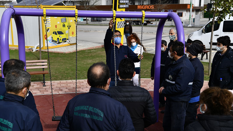 Bursa’da parklarda güvenlik üst seviye çıkıyor