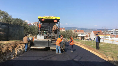 Osmangazi’de yeni açılan yollar asfaltlandı