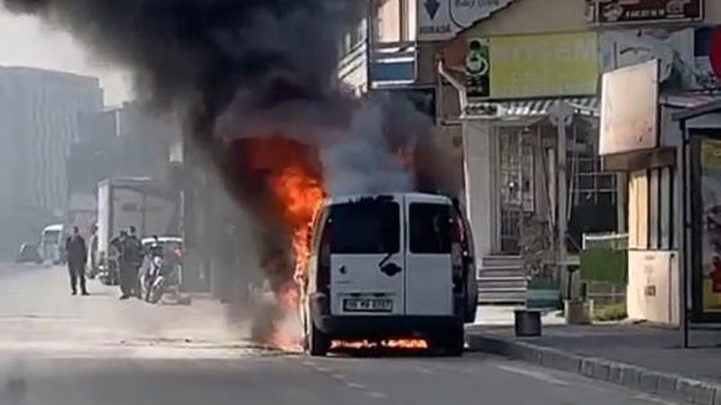 Bursa’da korku dolu anlar! Alev alev yandı