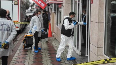 Bıçak ve biber gazıyla banka soygunu