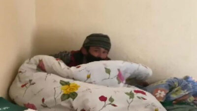 Battaniyenin altından çıkan hırsız: İçim geçmiş