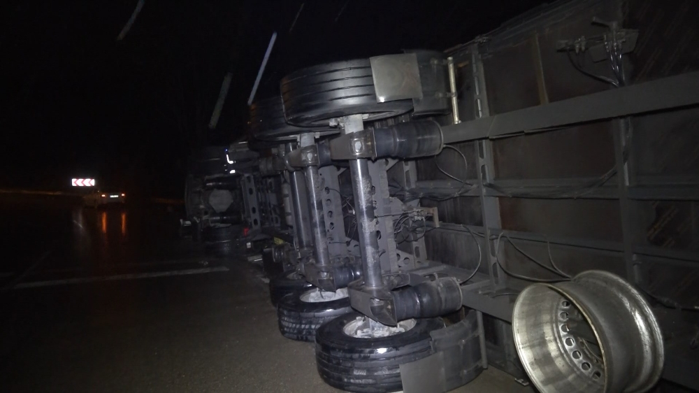 Bursa’da tır kazası!