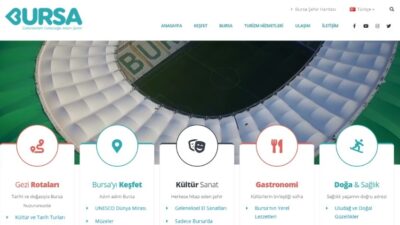 Bursa’nın turizm portalı yayında