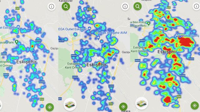 Vakalar 3’e katlandı, harita kırmızıya döndü