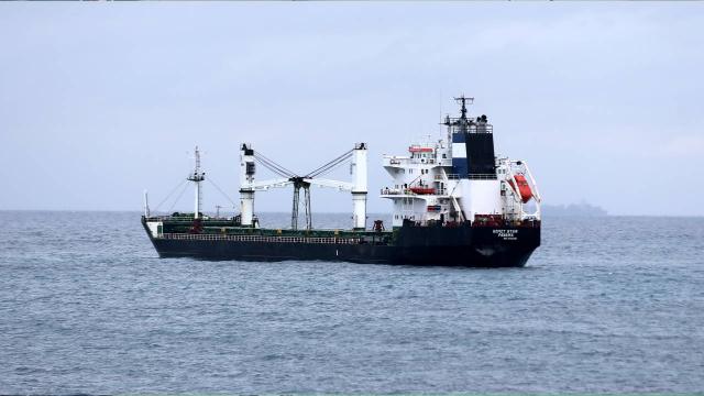 Karaya oturan kuru yük gemisi kurtarıldı