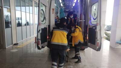 Bursa’da ikinci kattan düşen adam yaralandı