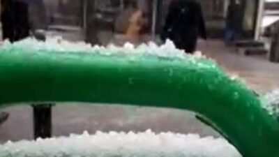 Bursa’da kar yağışı başladı!