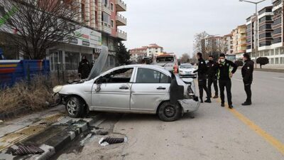 Korkunç kaza! Önce takla attı, sonra…