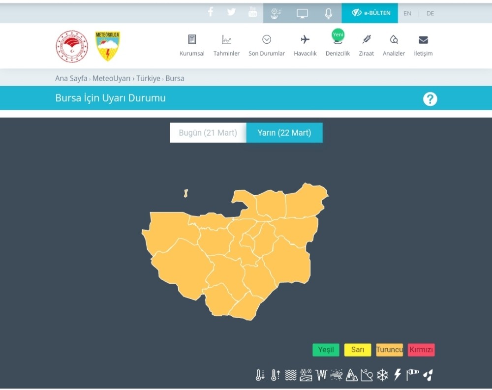 Bursa’ya uyarı! Yarın başlıyor…
