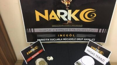 Bursa’da metruk binada uyuşturucu alışverişine baskın