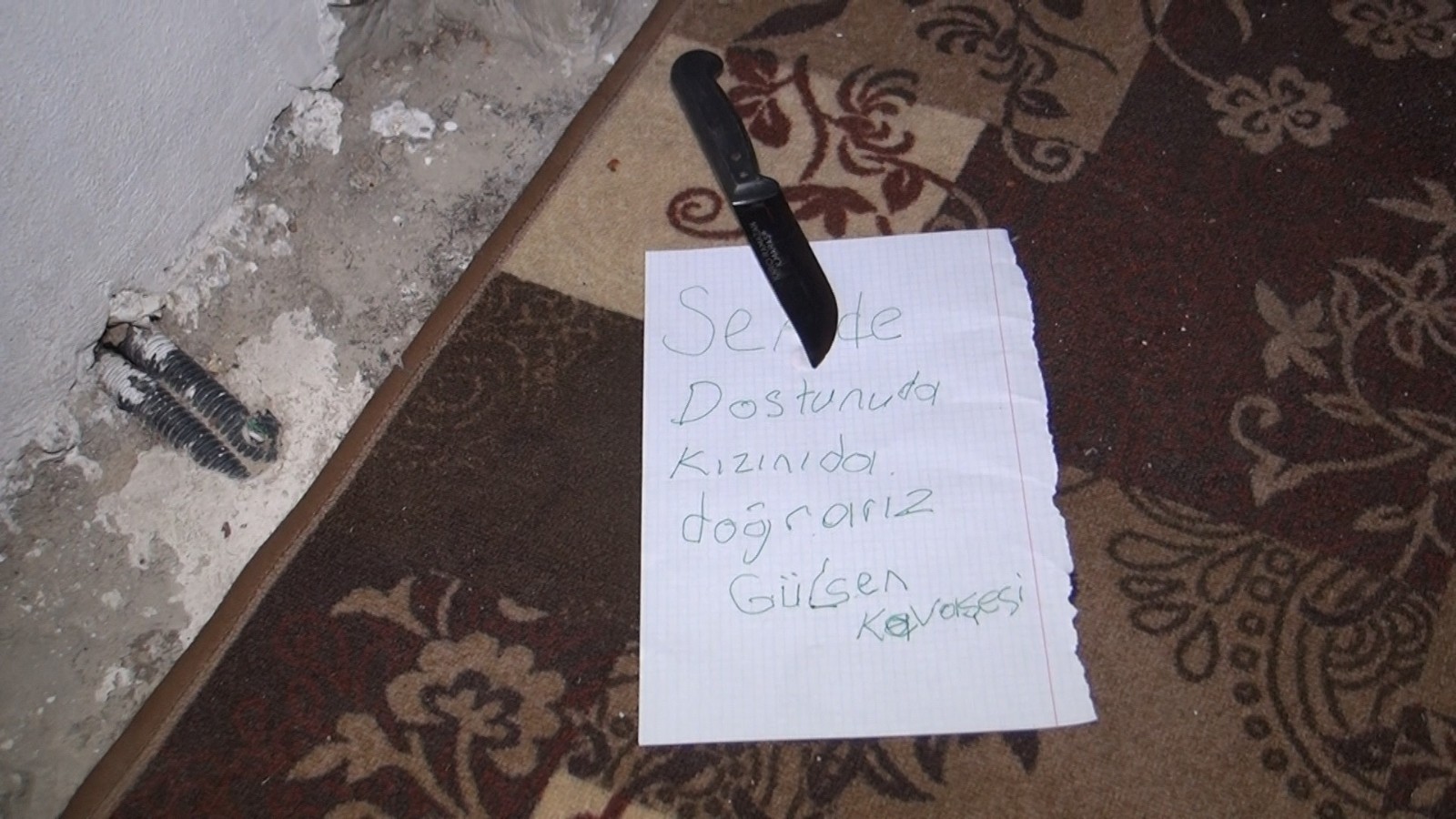 Bursa’da korkunç tehdit! ‘Seni de kızını da doğrarız’